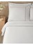 Kyle Pamuklu Biyeli King Size Nevresim Takımı 240X260 cm Beyaz 8