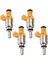 4pcs Yakıt Enjektör Nozul Akışı Eşleşen Yakıt Enjektörü 0K30E13250 Kıa Rıo 1.6l 1.5l 2001-2005 0K30E-13250 (Yurt Dışından) 2
