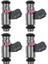 4 Pcs Yeni IWP-099 IWP099 0280158168 Renault Clio Kangoo Twingo 12.i 16V Yakıt Nozul Enjektör Araç Aksesuarları (Yurt Dışından) 1