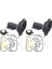 Motosiklet Karbüratör Onarım Kiti Karbüratör Yamaha Için Yeniden Oluşturma Kiti XTZ750 Süper Tenere 1989-1997 2 Set (Yurt Dışından) 1