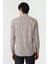 Regular Fit Bej Desenli Modern Spor Erkek Gömlek GM22Y221161_K07 2