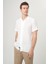 Regular Fit Ekru Renk Kısa Kollu Erkek Gömlek GM22Y221158_D03 3