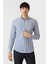 Slim Fit Lacivert Basic Spor Erkek Gömlek GM22Y221162_C39 4