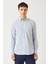 Regular Fit Mavi Uzun Kollu Spor Erkek Gömlek GM22Y221086_C35 1