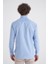 Regular Fit Mavi Uzun Kol Uzun Kollu Spor Erkek Gömlek GM22Y221100_E35 2