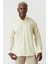 Regular Fit Sarı Uzun Kollu Spor Erkek Gömlek GM22Y221092_D17 2