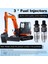 3pcs Yakıt Enjektörleri 16082-53001 16082-53900 Kubota Için 16082-53903 D1403 D1503 D1703 V1803 V2203 16082-53000 19077-53000 (Yurt Dışından) 5