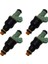 4pcs Yakıt Enjektör Nozulu 0280150804 Volvo Için 940 740 760 2.3l 1990-1995 Renault Için Citroen Için (Yurt Dışından) 2