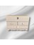 Ahşap Boyanabilir- Ham Mdf- 3 Çekmeceli-4bölmeli Dekoratif Organizer Kutu 2
