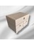 Ahşap Boyanabilir- Ham Mdf- 3 Çekmeceli-4bölmeli Dekoratif Organizer Kutu 5
