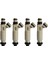 4pcs Daihatsu Terios 16V 1.3l 1998 195500-3100 1955003100 Için Yakıt Enjektör Nozeti (Yurt Dışından) 1