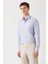 Erkek Mavi Klasik Regular Fit Erkek Uzun Kollu Gömlek GM22K222036_D35 4