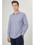 Erkek Lacivert Regular Fit Klasik Yaka Uzun Kol Spor Gömlek GM22Y221032_K39 1
