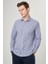 Erkek Lacivert Regular Fit Klasik Yaka Uzun Kol Spor Gömlek GM22Y221032_K39 4