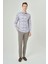 Slim Fit Gri Klasik Spor Erkek Gömlek GM22Y221038_K55 4