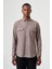 Erkek Kahve Regular Fit Oduncu Tarzı Uzun Kol Gömlek GM22K222079_D11 1
