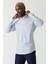 Erkek Lacivert Paşa Yaka Regular Fit Şık Spor Gömlek GM22Y221023_E39 4