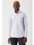 Erkek Lila Desenli Regular Fit Pamuk Spor Gömlek GM22Y221016_C44 4