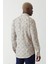 Slim Fit Kahve Desenli Ram Yaka Spor Erkek Gömlek GM22Y221151_E11 2