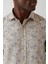 Slim Fit Kahve Desenli Ram Yaka Spor Erkek Gömlek GM22Y221151_E11 3