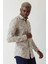 Slim Fit Kahve Desenli Ram Yaka Spor Erkek Gömlek GM22Y221151_E11 4