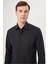 Modern Fit Siyah Basic Klasik Erkek Gömlek GM22Y221142_D99 3