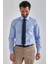 Modern Fit Mavi Basic Klasik Erkek Gömlek GM22Y221142_D35 4