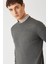 Akrilik Yün Bisiklet Yaka Gri Erkek Triko TR22K22200_D55 3