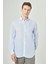 Regular Fit Mavi Gabardin Spor Yaka Uzun Kollu Erkek Gömlek GM23Y231022_D35 1
