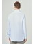Regular Fit Mavi Gabardin Spor Yaka Uzun Kollu Erkek Gömlek GM23Y231022_D35 2