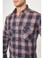Regular Fit Ekoseli Kahve Spor Erkek Gömlek GM22K222109_D11 3