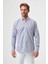 Regular Fit Paşa Yaka Uzun Kollu Gri Spor Erkek Gömlek GM23Y231031_D55 1