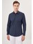 Regular Fit Düz Lacivert Spor Erkek Gömlek GM23Y231112_D39 1