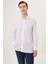 Regular Fit Beyaz Basic Spor Erkek Gömlek GM23Y231089_D01 1