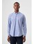 Regular Fit Lacivert Yazlık Ekose Paşa Yaka Spor Erkek Gömlek GM23Y231019_D39 1