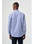 Regular Fit Lacivert Yazlık Ekose Paşa Yaka Spor Erkek Gömlek GM23Y231019_D39 2