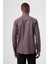 Regular Fit Paşa Yaka Ekoseli Kahve Spor Erkek Gömlek GM22K222104_D11 2