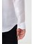 Regular Fit Beyaz Klasik Düz Erkek Gömlek GM23Y231153_D01 4