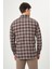 Regular Fit Kahve Flanel Çıtçıtlı Erkek Gömlek GM22K222100_D11 2