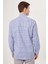 Regular Fit Mavi Paşa Yaka Yazlık Spor Erkek Gömlek GM23Y231031_D35 2