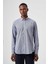 Regular Fit Paşa Yaka Ekoseli Açık Kahve Erkek Gömlek GM23K232024_D10 1