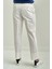 Beyaz Gabardin 4 Cepli Spor Erkek Pantolon PNS22Y22102_D01 2