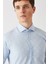 Erkek Mavi Pamuk Regular Fit Klasik Gömlek GM22K222031_D35 3