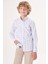 Regular Fit Yaka Düğmeli Mavi Erkek Çocuk Gömlek GM23Y231169_D35 1