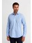 Regular Fit Mavi Uzun Kollu Klasik Erkek Gömlek GM23K232031_D35 1