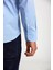 Regular Fit Mavi Uzun Kollu Klasik Erkek Gömlek GM23K232031_D35 4