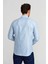 Modern Fit Klasik Dik Yaka Mavi Erkek Gömlek GMDGR0122300211_D35 2