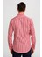 Modern Fit Gizli Düğme Yakalı Kırmızı Spor Erkek Gömlek GMKRA0122300202_D24 2
