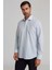 Regular Fit İtalyan Yaka Kareli Mavi Erkek Gömlek GM23K232072_D35 4