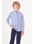 Regular Fit Yaka Düğmeli Lacivert Erkek Çocuk Gömlek GM23Y231169_D39 1